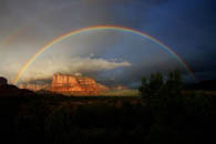 Rainbow Over Courthouse