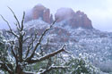 Winter Scene in Sedona AZ