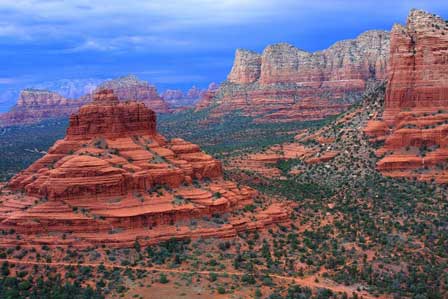 Aerial Photo of Bell Rock in Sedona Arizona