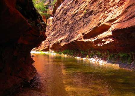 Carving Through Red Rocks